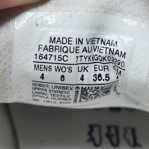 CONVERSE ALL STAR CHUCK TAYLOR LOW TOP SNEAKERS MEN'S 4 WOMEN 6 - Picture 12 of 13